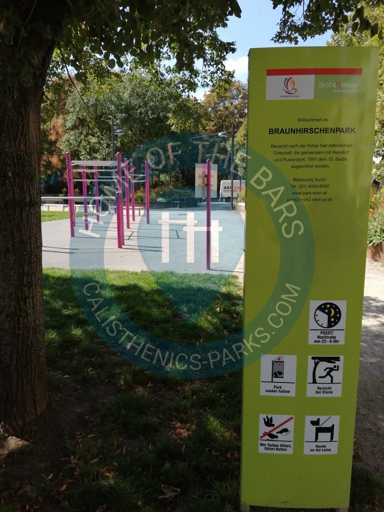 Exercise Park - Rudolfsheim-Fünfhaus - Calisthenics Equipment Braunhirscherpark - Austria - Spot