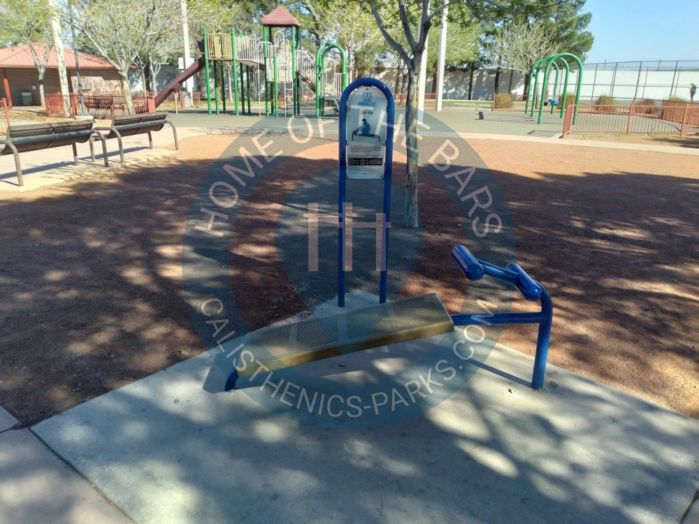 Calisthenics park in Rafael Rivera Community Center, East Stewart Avenue, Five Points, Las Vegas, Clark County, Nevada, 89104, United States