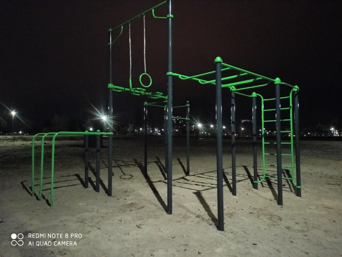 Outdoor Gym - Horishni Plavni - Horishni Plavni - Street Workout Park - Пляж - Ukraine - Spot