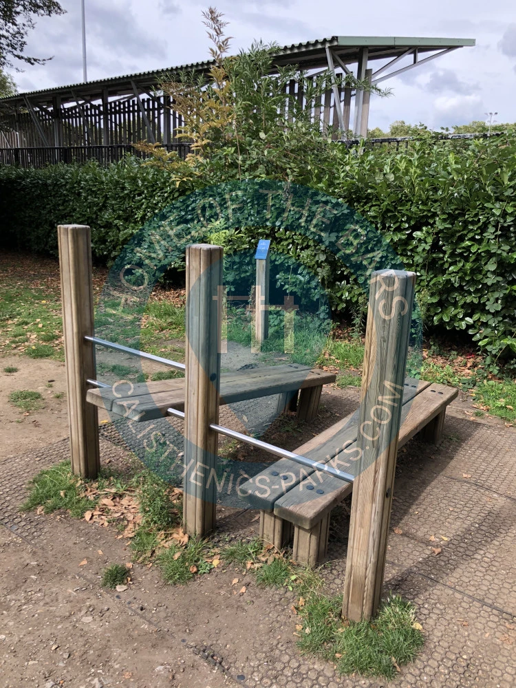 London - Outdoor Exercise Gym - Battersea Park - United Kingdom - Spot