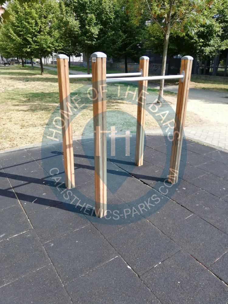 Calisthenics park in AC Hotel Bologna, 28, Via Sebastiano Serlio, La Zucca, Navile, Bologna, Emilia-Romagna, 40128, Italia