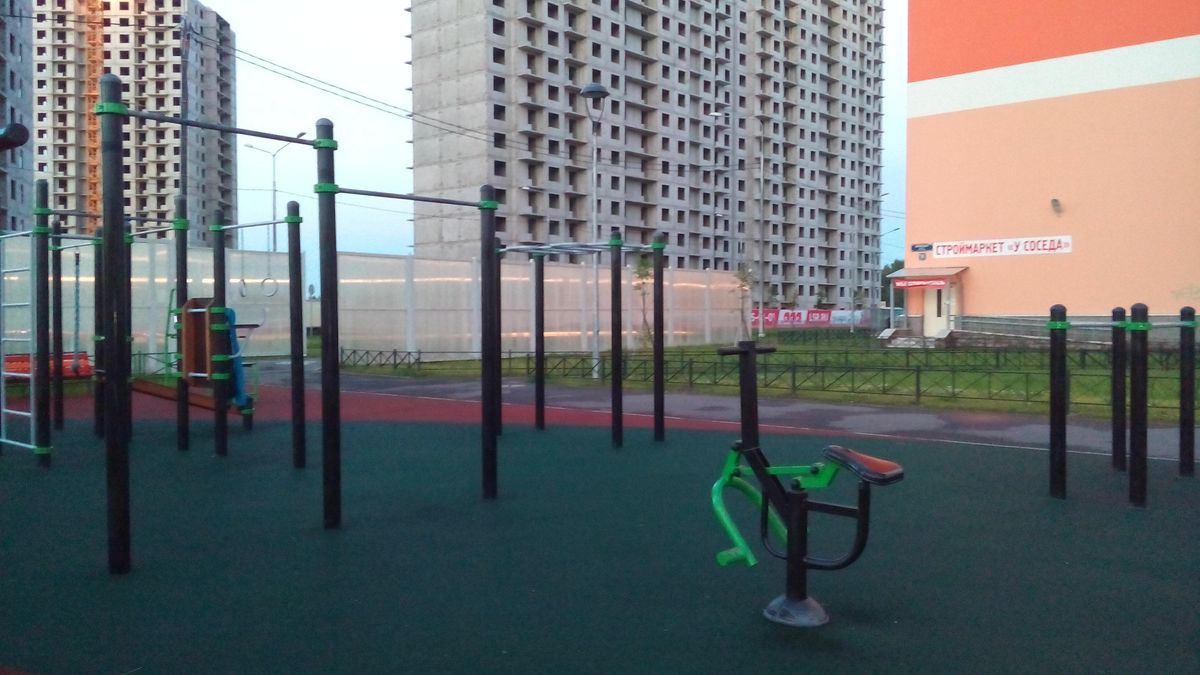 Outdoor Gym - Saint Petersburg - Saint Petersburg - Calisthenics Park - Улица Корнея Чуковского - Russia - Spot
