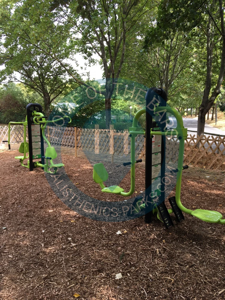 Calisthenics park in Boulevard des Frères Voisin, Quartier de Javel, Paris 15e Arrondissement, Paris, Île-de-France, France métropolitaine, 75015, France