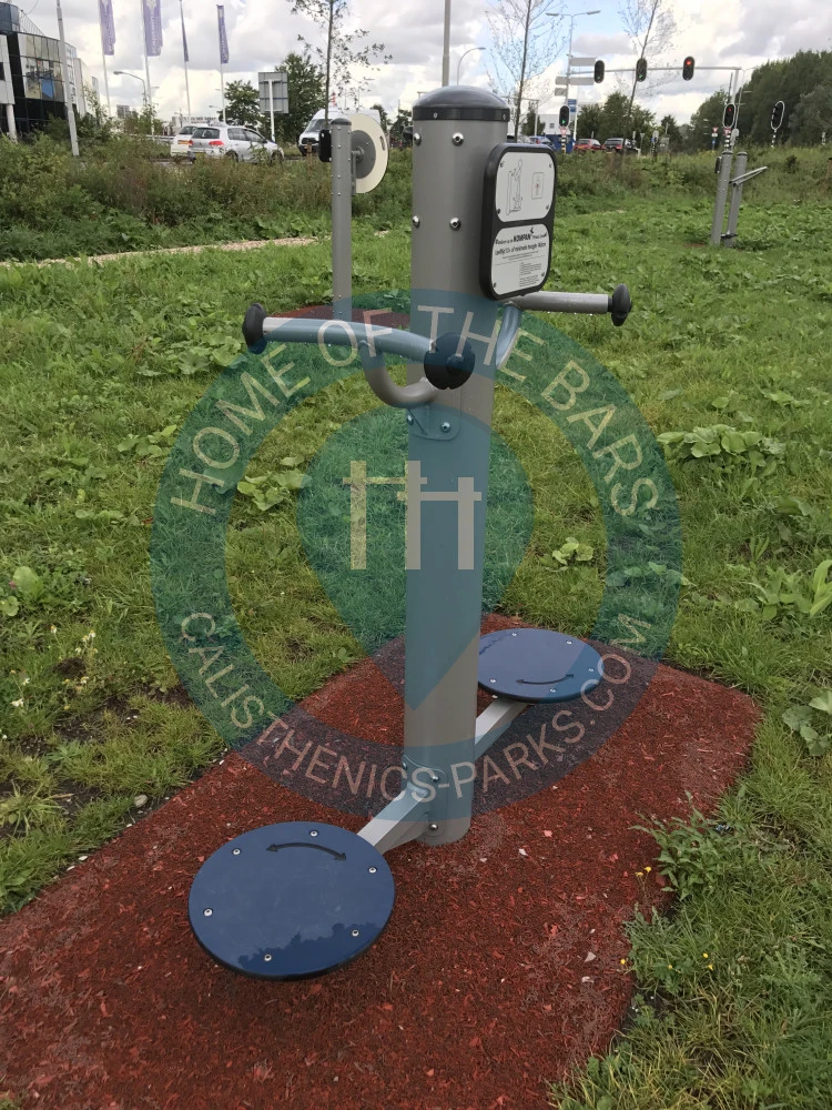 Calisthenics park in Starbucks, 19, Vrijenbanselaan, Rijswijk Zuid, 't Haantje, Rijswijk, Zuid-Holland, Nederland, 2289 EX, Nederland