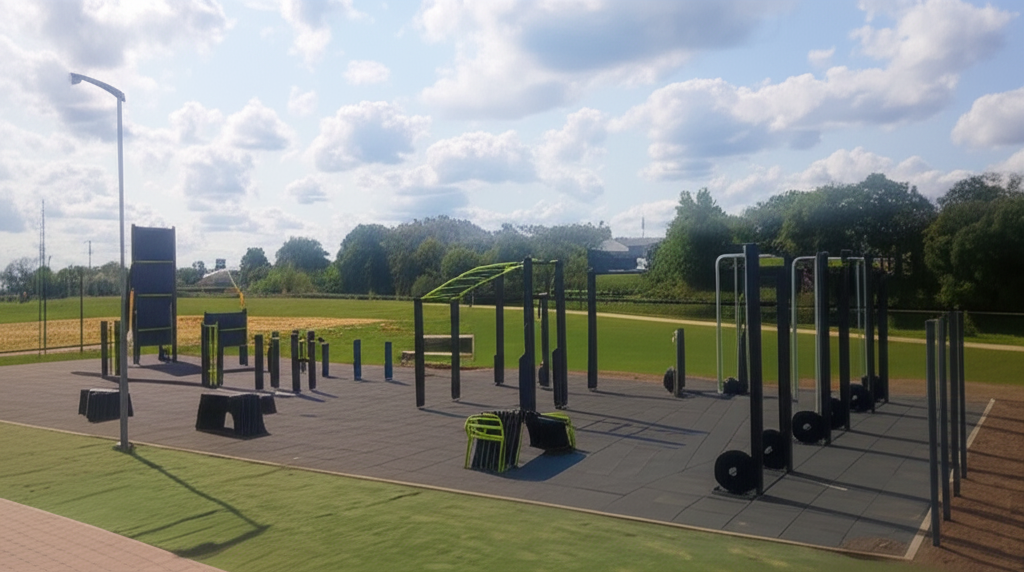 Jelgava - Outdoor Gym - Pasta sala - Latvia - Spot