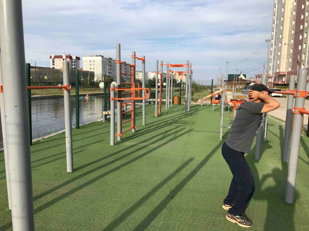 Outdoor Gym - Yakutsk - Yakutsk - Street Workout Park - ТЦ Эрэл - Russia - Spot