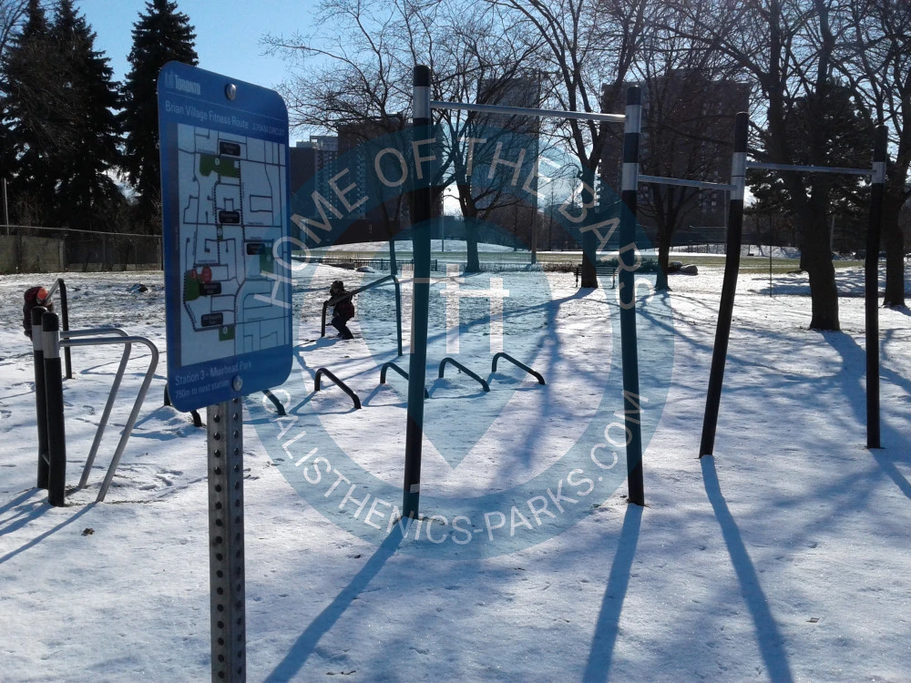 Calisthenics park in 33, Endsleigh Crescent, Brian Village, Don Valley North, North York, Toronto, Golden Horseshoe, Ontario, M2J 3W3, Canada
