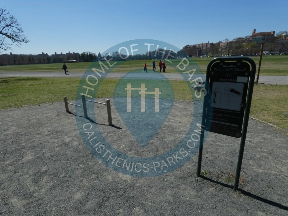 Calisthenics park in John Muir Trail, Bronx County, The Bronx, City of New York, New York, United States