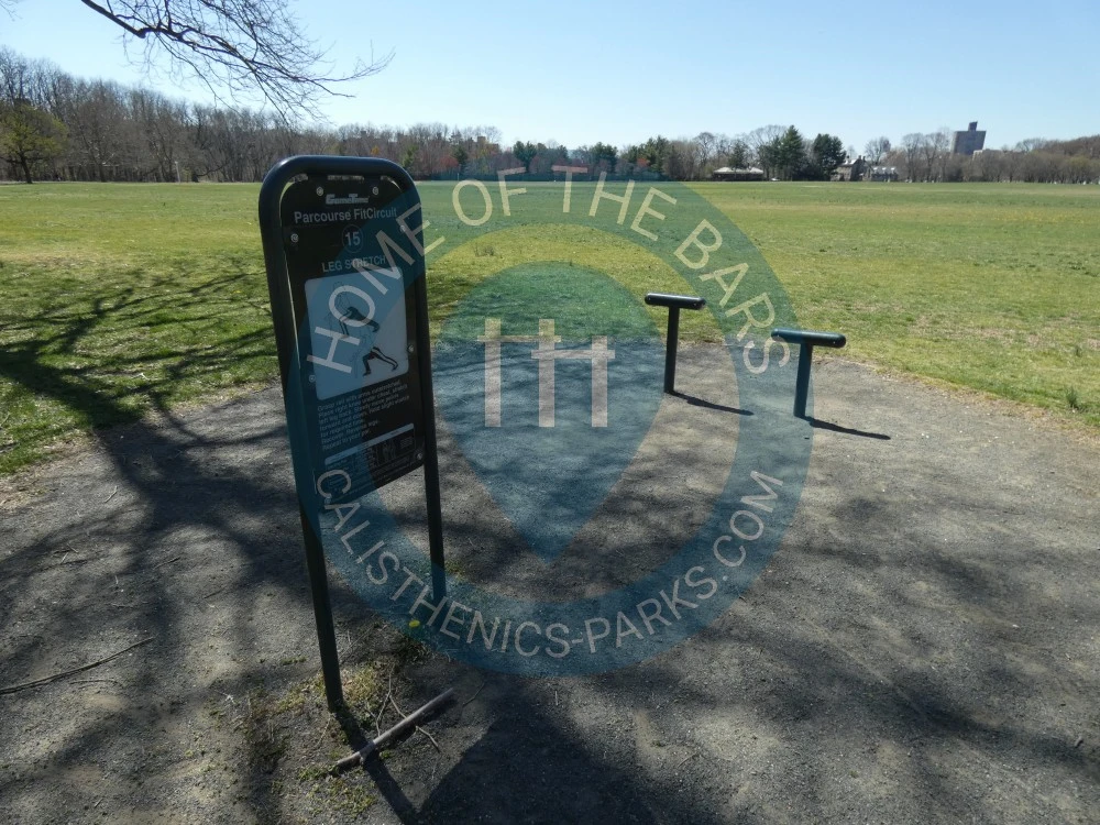 Calisthenics park in John Muir Trail, Bronx County, The Bronx, City of New York, New York, United States