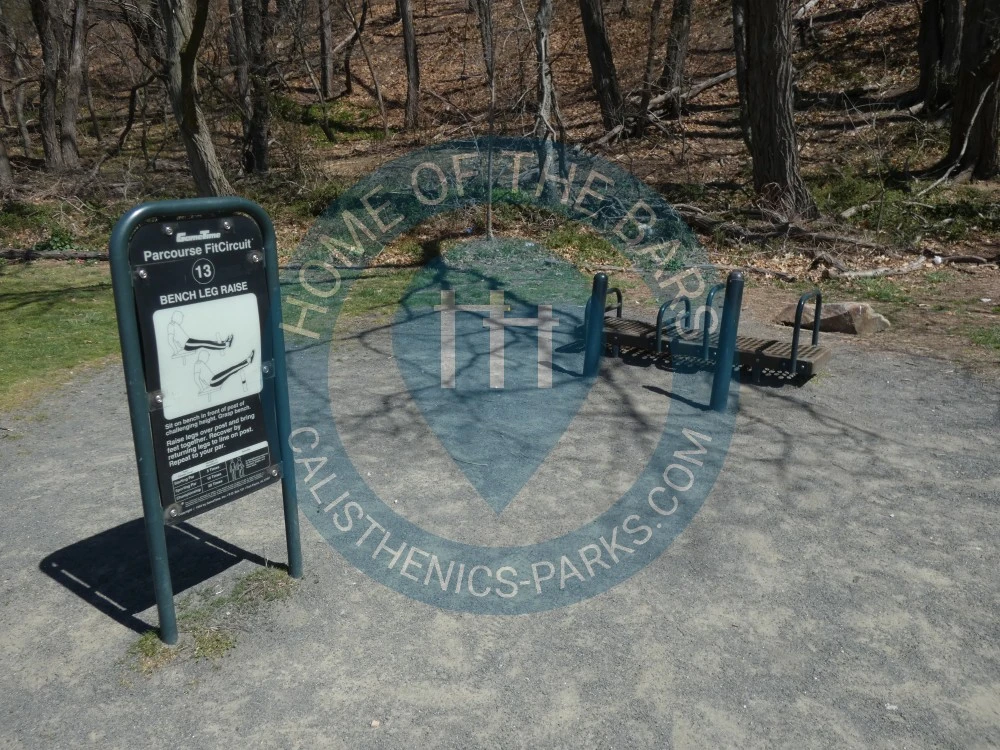 Calisthenics park in John Muir Trail, Bronx County, The Bronx, City of New York, New York, United States