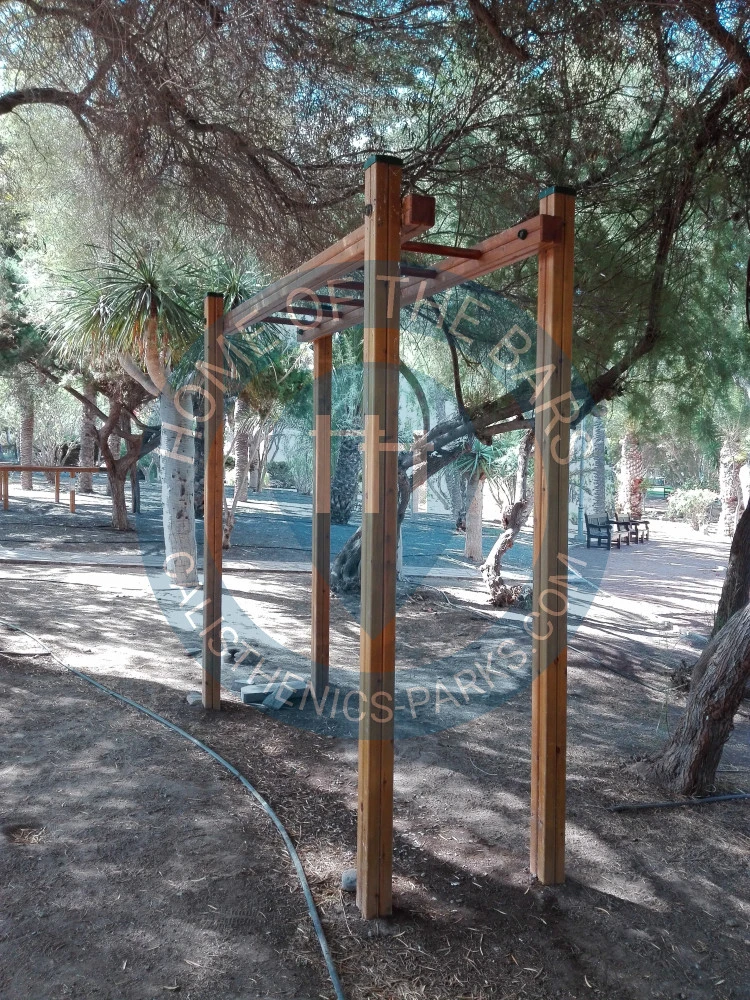 Calisthenics park in Avenida Quinto Centenario, San Sebastián de la Gomera, Santa Cruz de Tenerife, Canarias, 38800, España