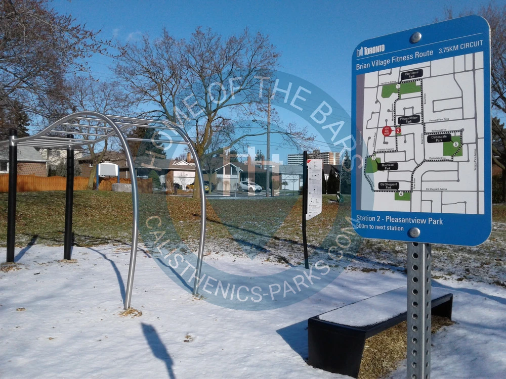 Calisthenics park in 25, Margaret Avenue, Brian Village, Don Valley North, North York, Toronto, Golden Horseshoe, Ontario, M2J 4C5, Canada