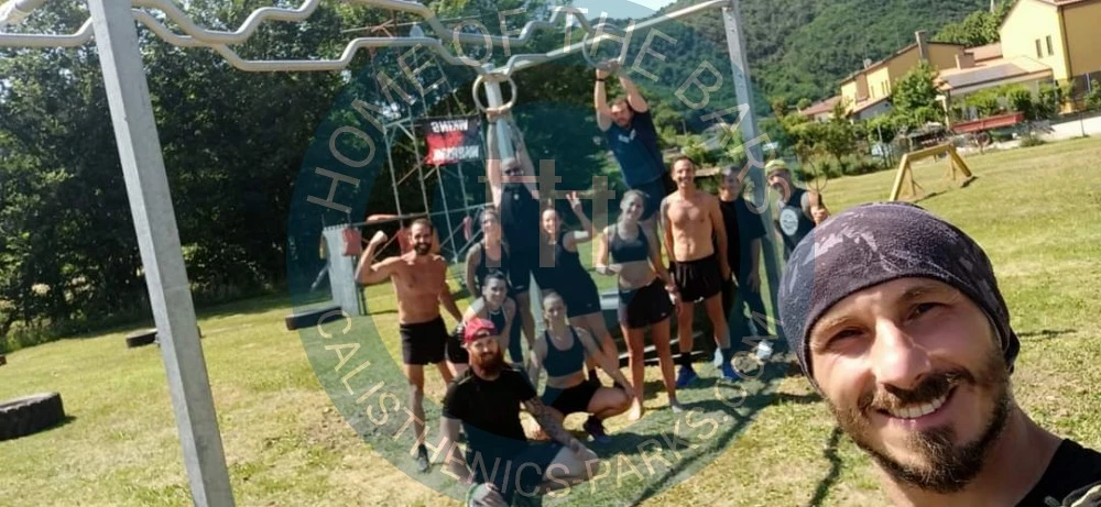 Calisthenics park in Via Quattro Novembre, Zovon, Vo', Padova, Veneto, 35033, Italia