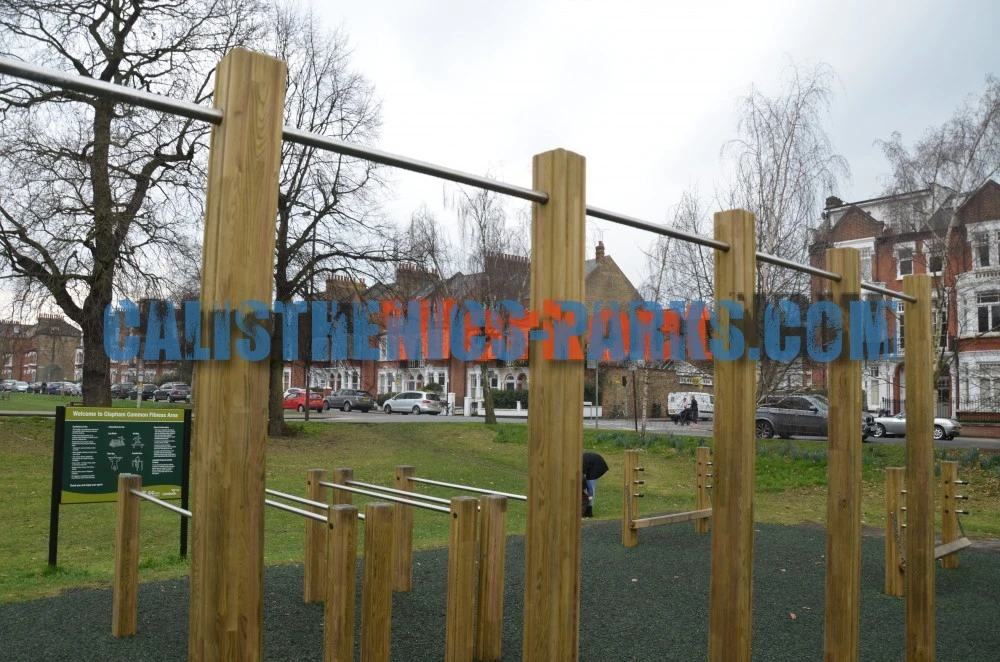 London – Outdoor Gym – Clapham Common - United Kingdom - Spot