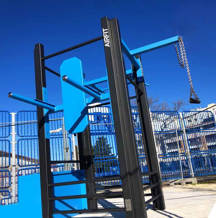 Outdoor Gym - Avignon - Aire de Fitness  AirFit - Station de Cross Training - 4 Faces - France - Spot