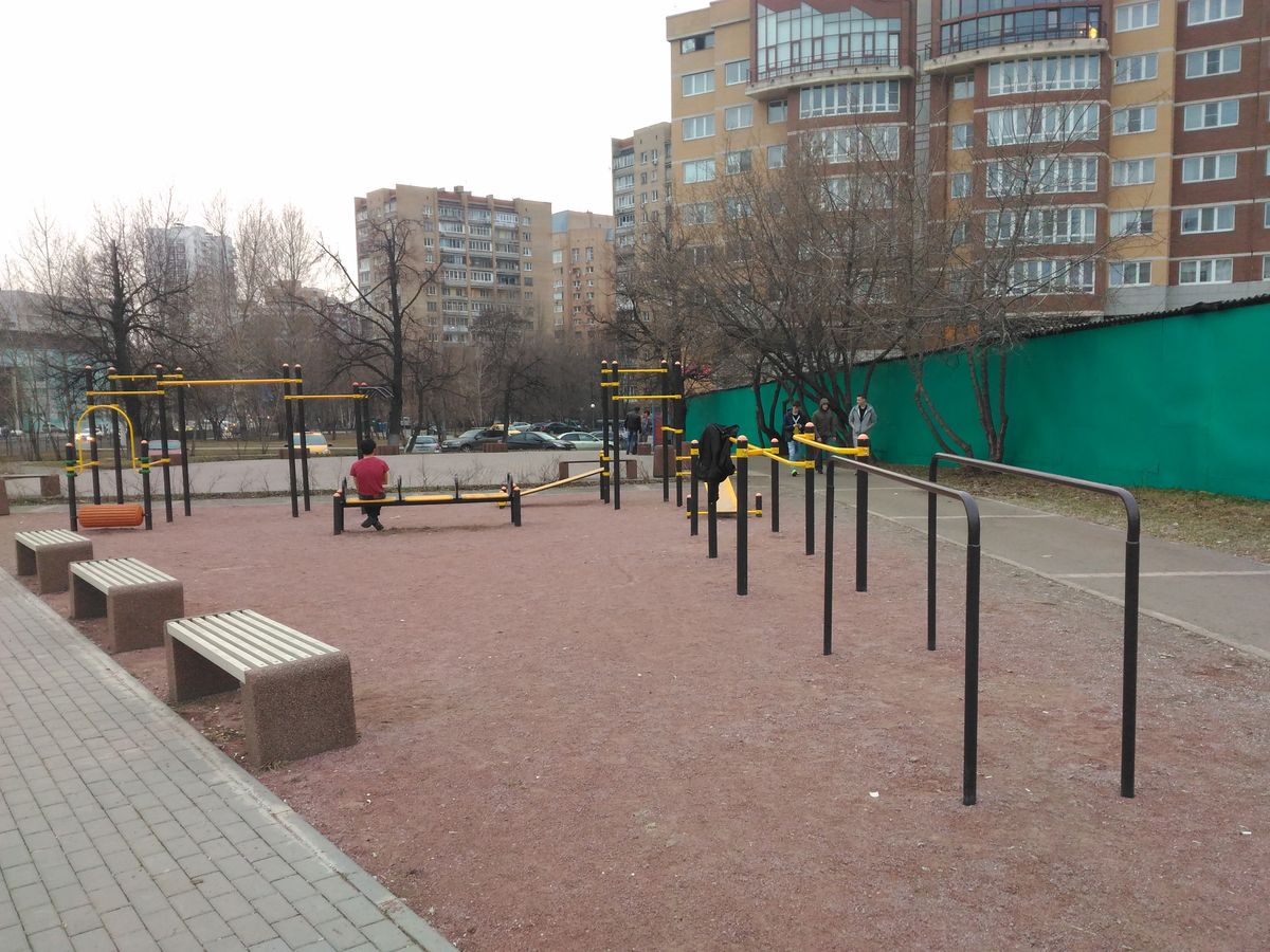 Outdoor Gym - Moscow - Moscow - Calisthenics Park - Улица Архитектора Власова - Russia - Spot