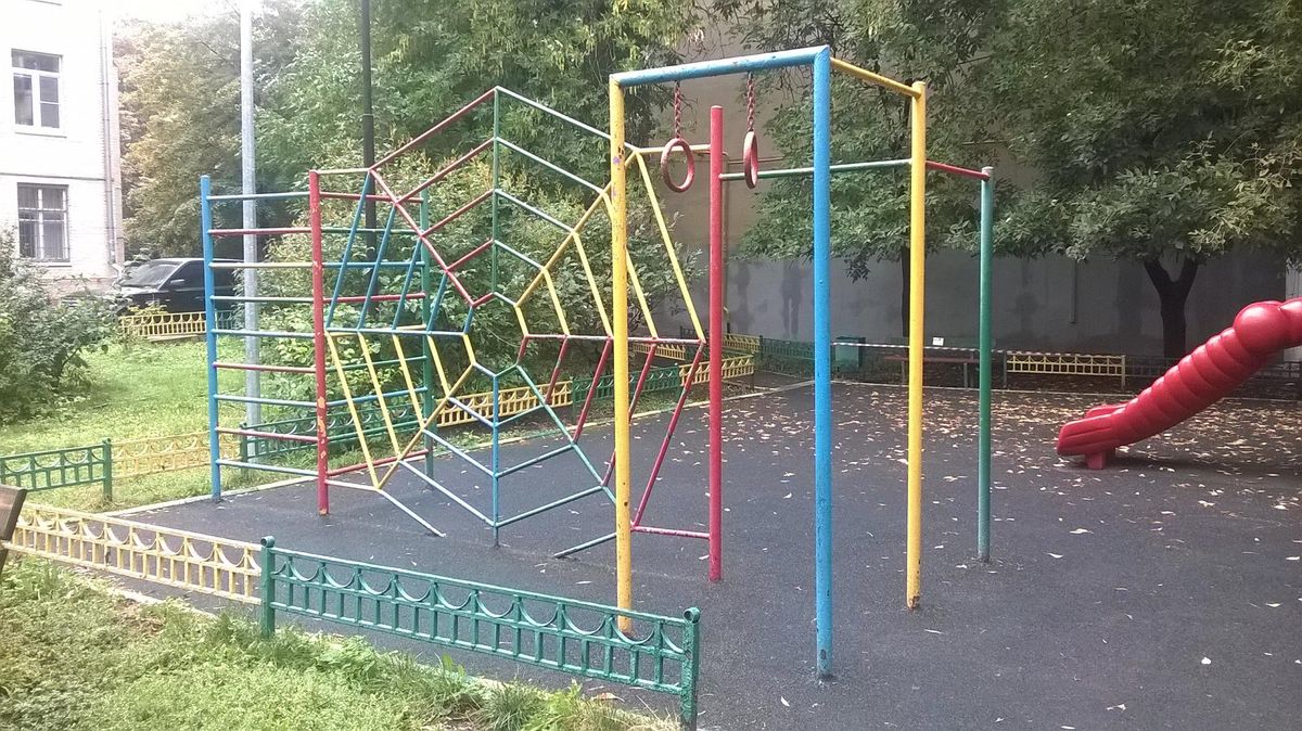 Calisthenics park in 58, проспект Мира, Мещанский район, Москва, Центральный федеральный округ, 129110, Россия