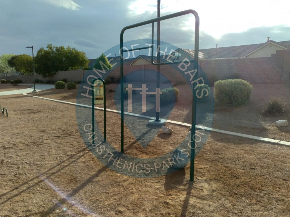 Calisthenics park in Paseo Verde Trail, Green Valley Ranch, Henderson, Clark County, Nevada, 89074, United States