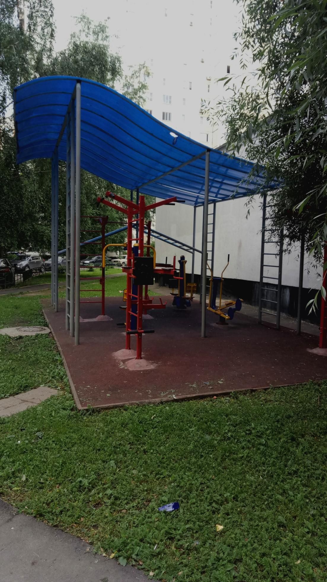 Calisthenics park in 17 к2 с1, Талдомская улица, Дегунино, район Западное Дегунино, Москва, Центральный федеральный округ, 127635, Россия