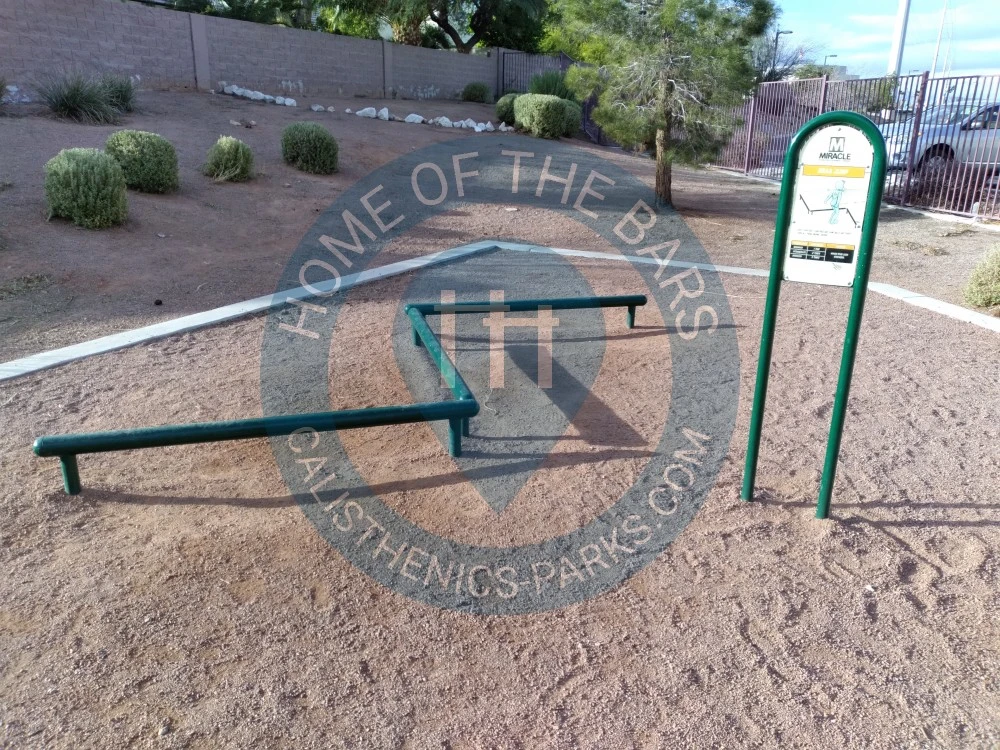 Calisthenics park in Paseo Verde Trail, Green Valley Ranch, Henderson, Clark County, Nevada, 89074, United States