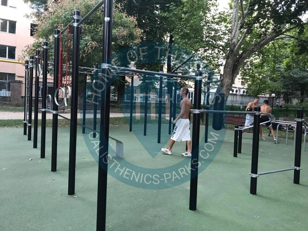 Calisthenics park in Street Workout Park, Keleti Károly utca, Országút, II. kerület, Budapest, Közép-Magyarország, 1024, Magyarország