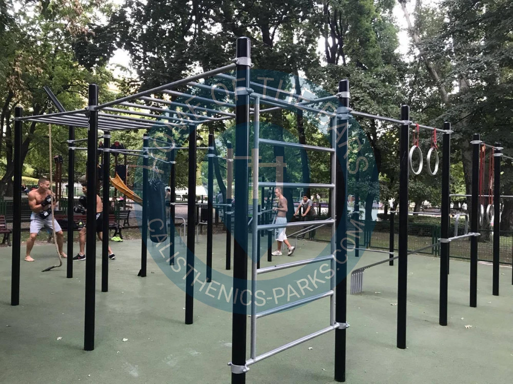 Calisthenics park in Street Workout Park, Keleti Károly utca, Országút, II. kerület, Budapest, Közép-Magyarország, 1024, Magyarország