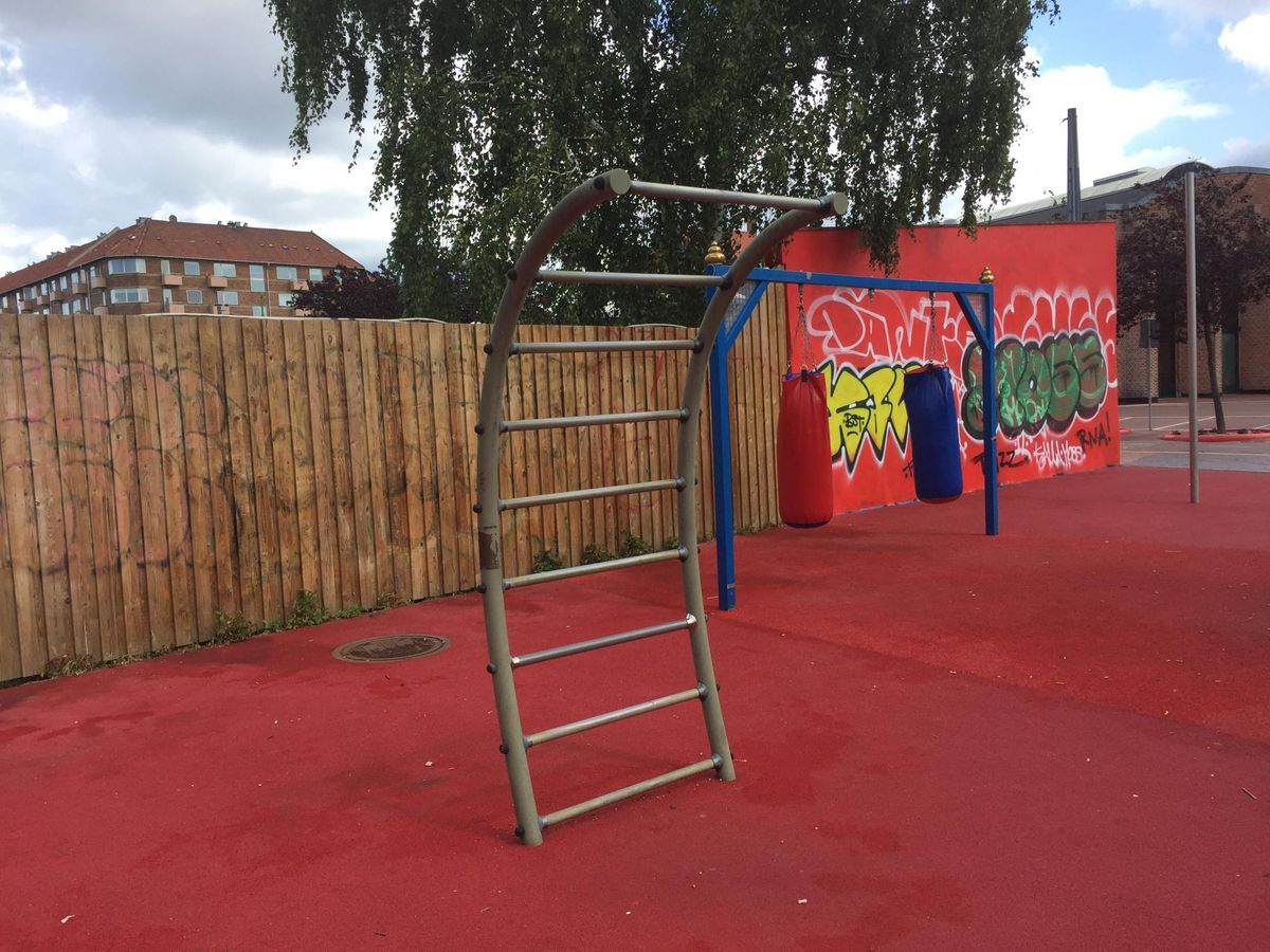 Copenhagen - Outdoor-Exercise-Park - Superkilen - Denmark - Spot