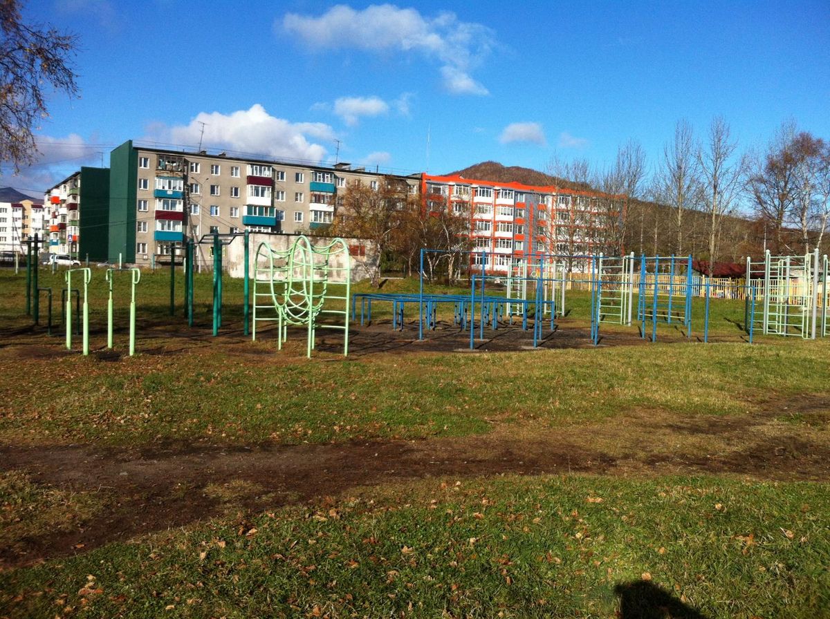 Outdoor Gym - Elizovskoe - Elizovskoe - Calisthenics Gym - Hesburger - Russia - Spot