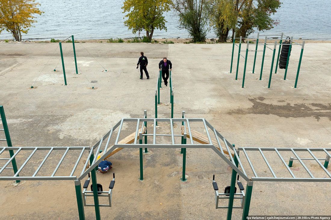 Outdoor Gym - Saratov - Saratov - Street Workout Park - Ротонда - Russia - Spot