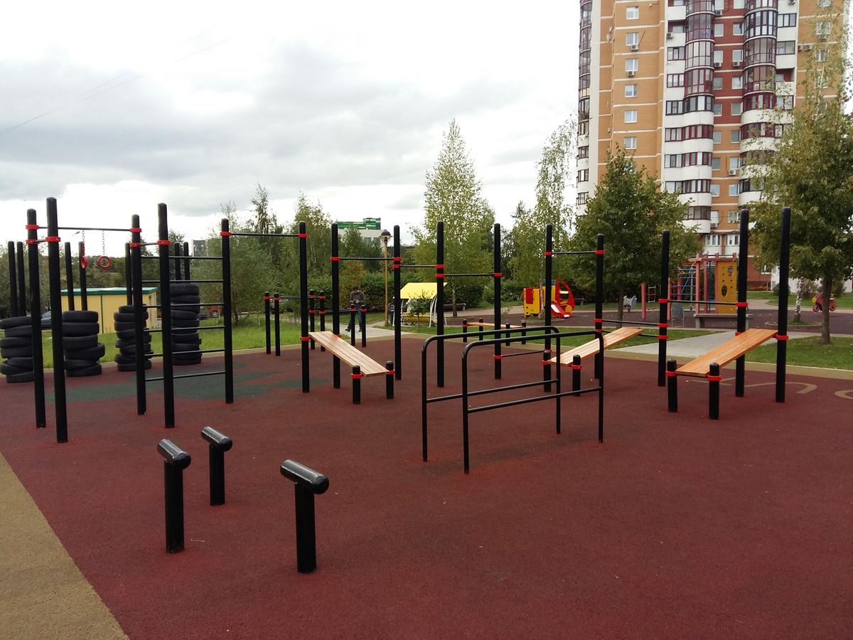 Outdoor Gym - Moscow - Moscow - Fitness Park - Ул Соколово-Мещерская - Russia - Spot