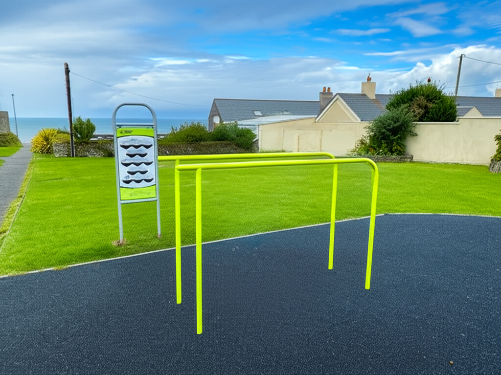 Calisthenics park in Killehenny ED, Listowel Municipal District, County Kerry, Munster, V31 XN40, Éire / Ireland
