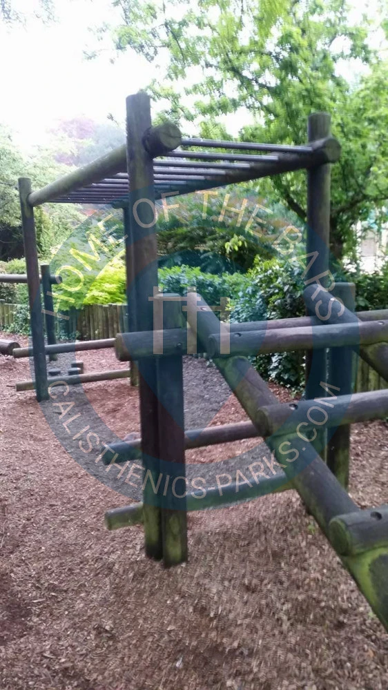 Calisthenics park in CO10 1015D, Cornard Road, Sudbury, Babergh, Suffolk, England, CO10 2XA, United Kingdom
