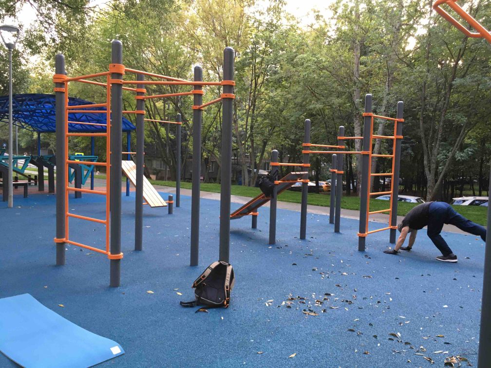Outdoor Gym - Moscow - Moscow - Street Workout Park - Продукты - Russia - Spot