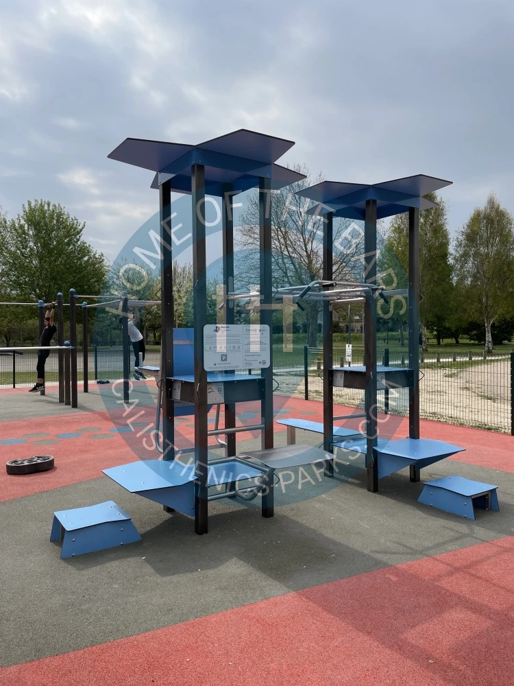 Fitness Trail - Mantes-la-Jolie - Street workout Bords de Seine - France - Spot