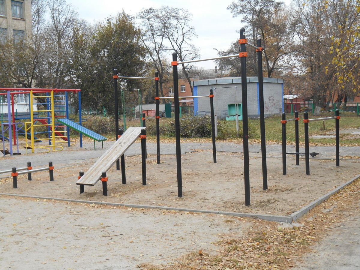 Outdoor Gym - Belgorod - Belgorod - Street Workout Park - Некрасова 17 - Russia - Spot