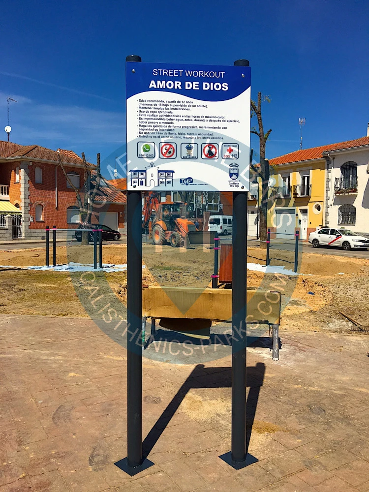 Calisthenics park in 2, Avenida del Doce de Octubre, Ensanche, San Martín de la Vega, Comunidad de Madrid, 28330, España