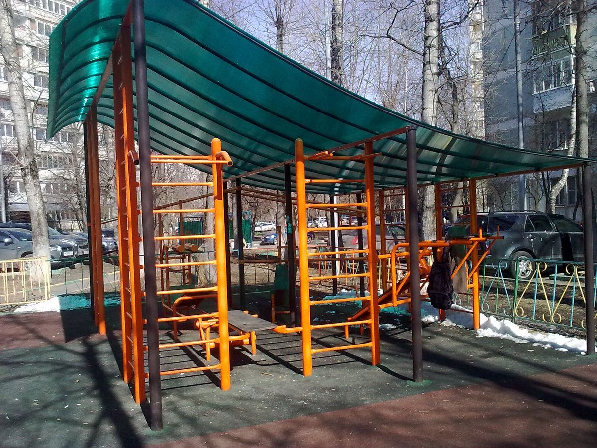 Outdoor Gym - Moscow - Moscow - Calisthenics Gym - Улица Крупской - Russia - Spot