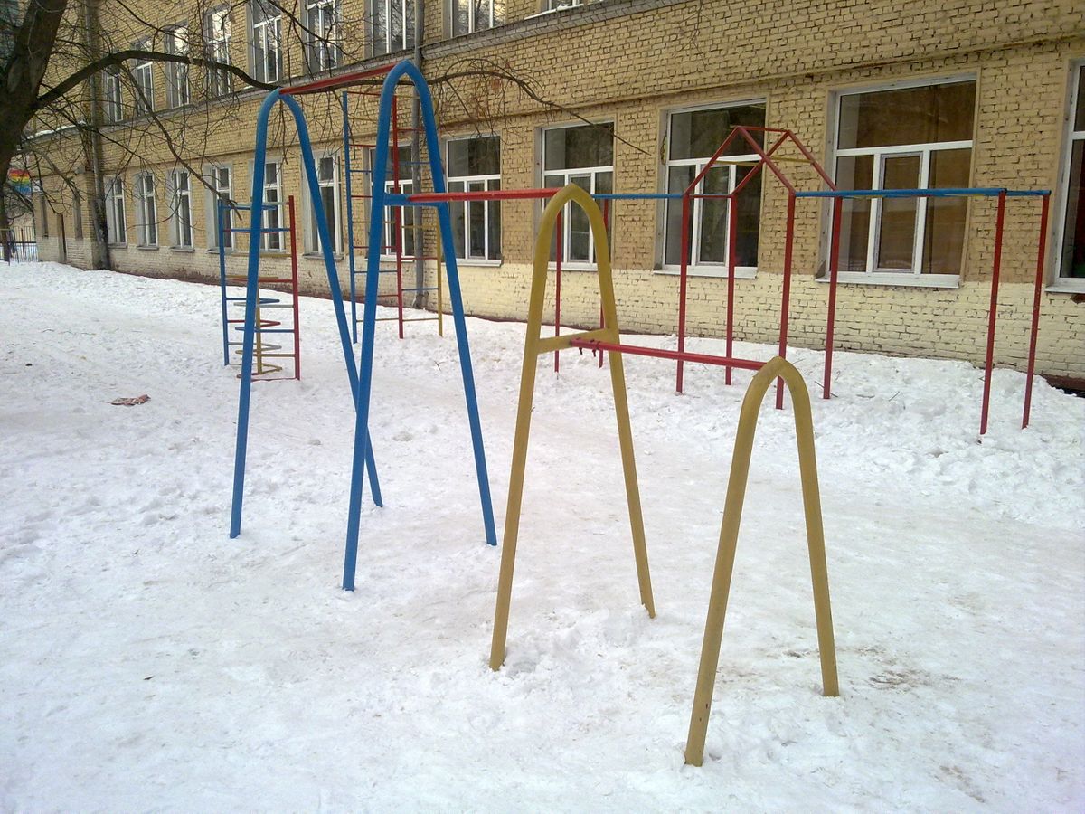 Calisthenics park in 58, проспект Мира, Мещанский район, Москва, Центральный федеральный округ, 129110, Россия