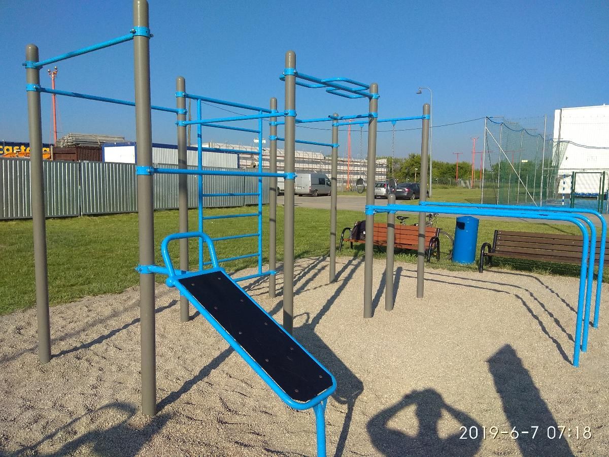 Exercise Park - Warsaw - Deacthlon Okęcie - Outdoor gym - Poland - Spot