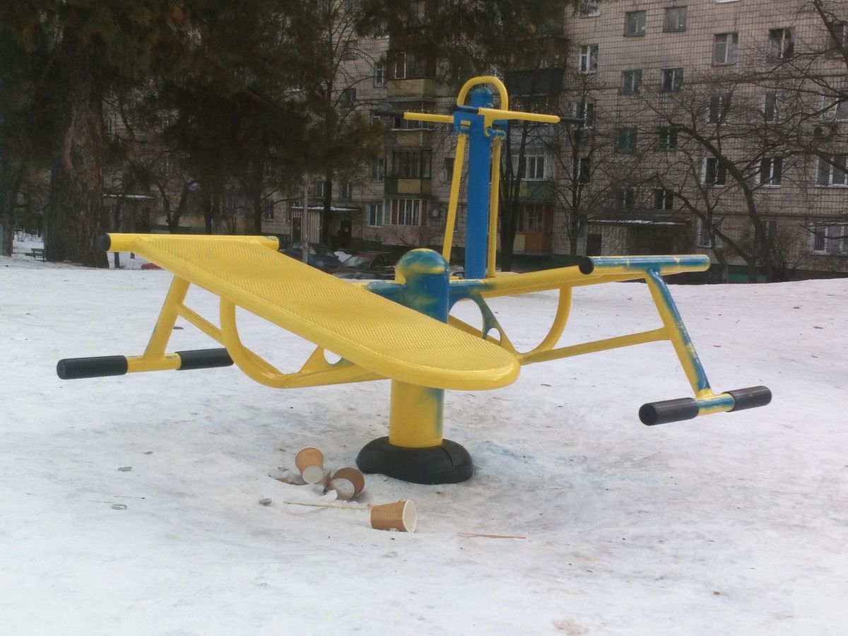 Outdoor Gym - Kyiv - Kyiv - Aire de Fitness - Лесной 8 - Ukraine - Spot