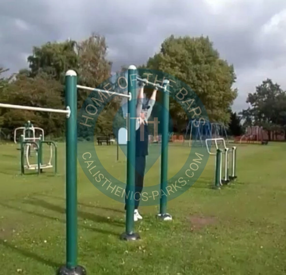 Calisthenics park in St Nicholas Church, Church Lane, Curdworth CP, North Warwickshire, Warwickshire, England, B76 9EY, United Kingdom