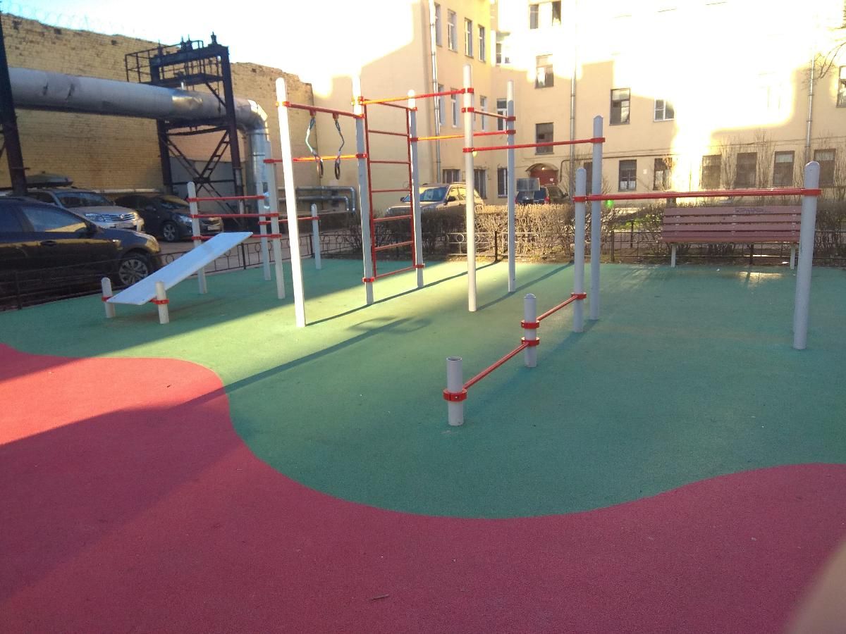 Outdoor Gym - Saint Petersburg - Saint Petersburg - Street Workout Park - Ул Красноармейская 9-Я - Russia - Spot