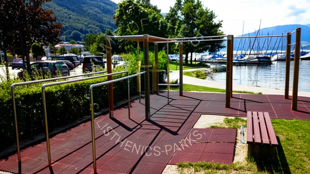Gmunden - Calisthenics Equipment - Seebahnhof - Austria - Spot