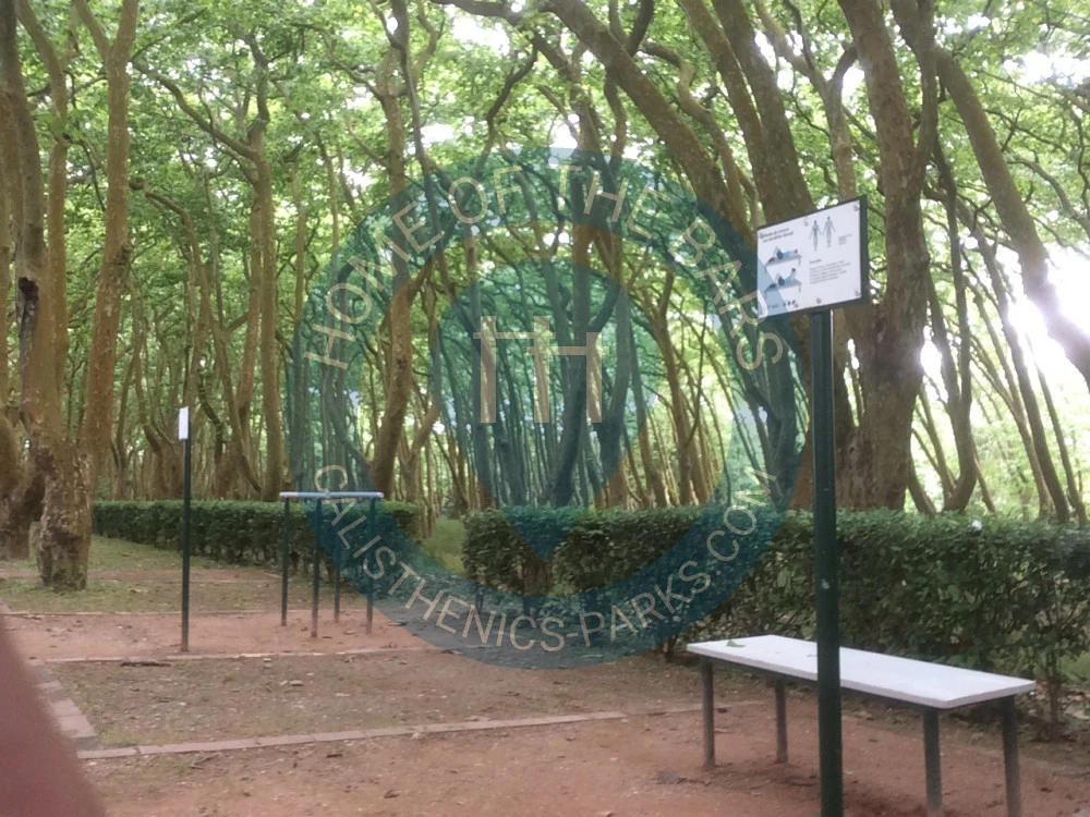 Calisthenics park in Pavilhão Desportivo da Mata, Trilho da Mata, Encosta do Sol, Nossa Senhora do Pópulo, Nossa Senhora do Pópulo, Coto e São Gregório, Caldas da Rainha, Leiria, 2500-189, Portugal