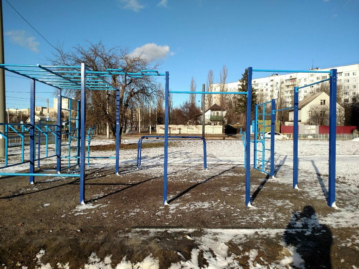 Outdoor Gym - Kharkiv - Kharkiv - Street Workout Park - Нова Пошта №7 - Ukraine - Spot