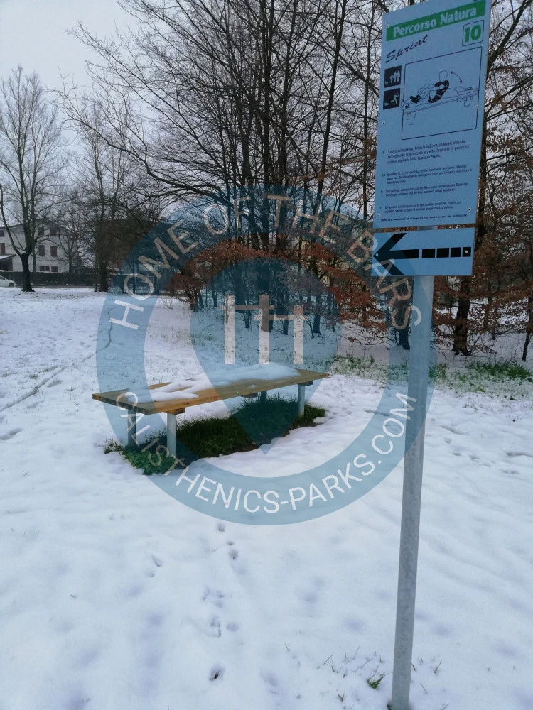 Calisthenics park in 21b, Via Don Luigi Sturzo, Cibeno Pile, Carpi, Unione delle Terre d'Argine, Modena, Emilia-Romagna, 41012, Italia