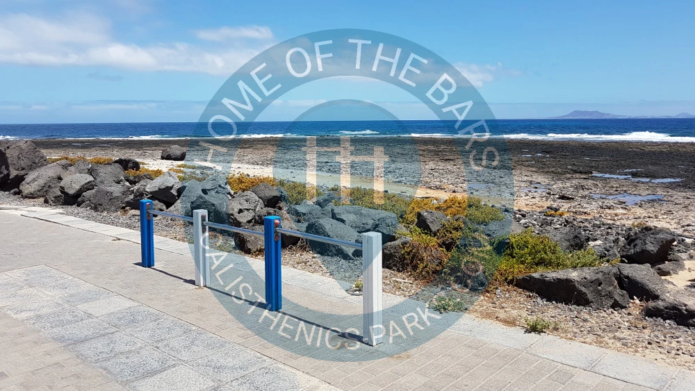 Calisthenics park in Corralejo, La Oliva, Las Palmas, Canarias, 35660, España