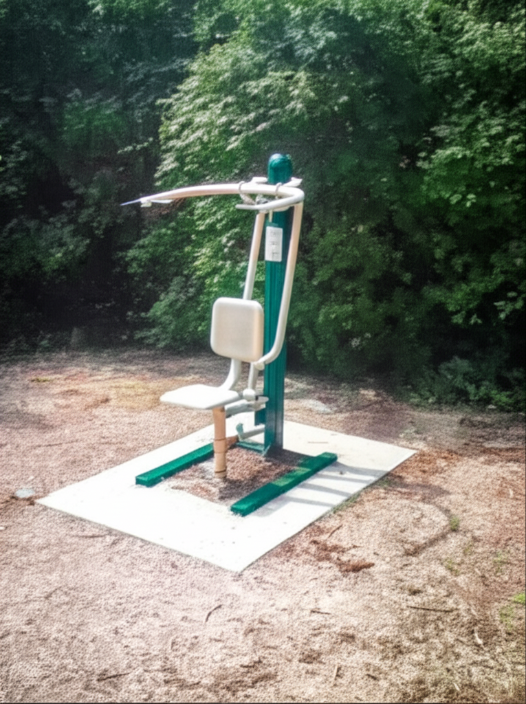 Calisthenics park in Colony Court, Rossford, Wood County, Ohio, 43460, United States