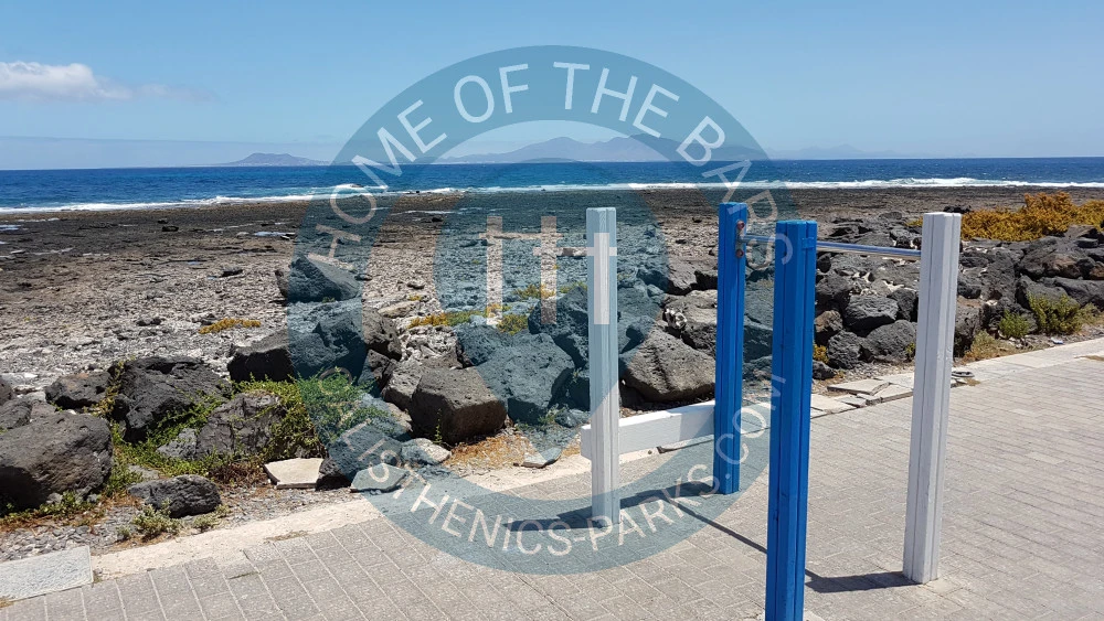 Calisthenics park in Corralejo, La Oliva, Las Palmas, Canarias, 35660, España