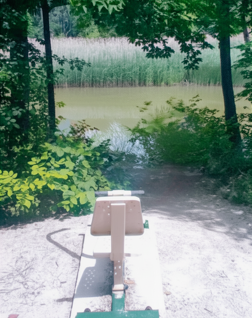 Calisthenics park in Colony Court, Rossford, Wood County, Ohio, 43460, United States